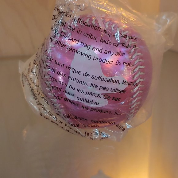 Red Sox Neon Pink Base Ball - Picture 6 of 6